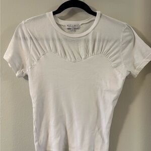 Michael Stars Cream Short Sleeve Top